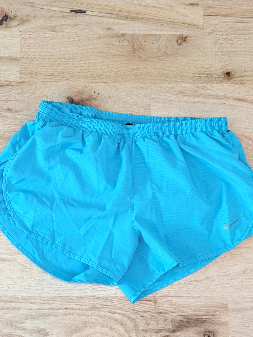 Lightweight Sky Blue Athletic Dri-Fit Shorts